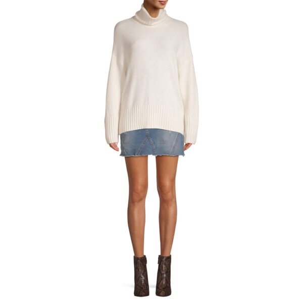 Slouchy Turtleneck Sweater Women's - Imagem 2