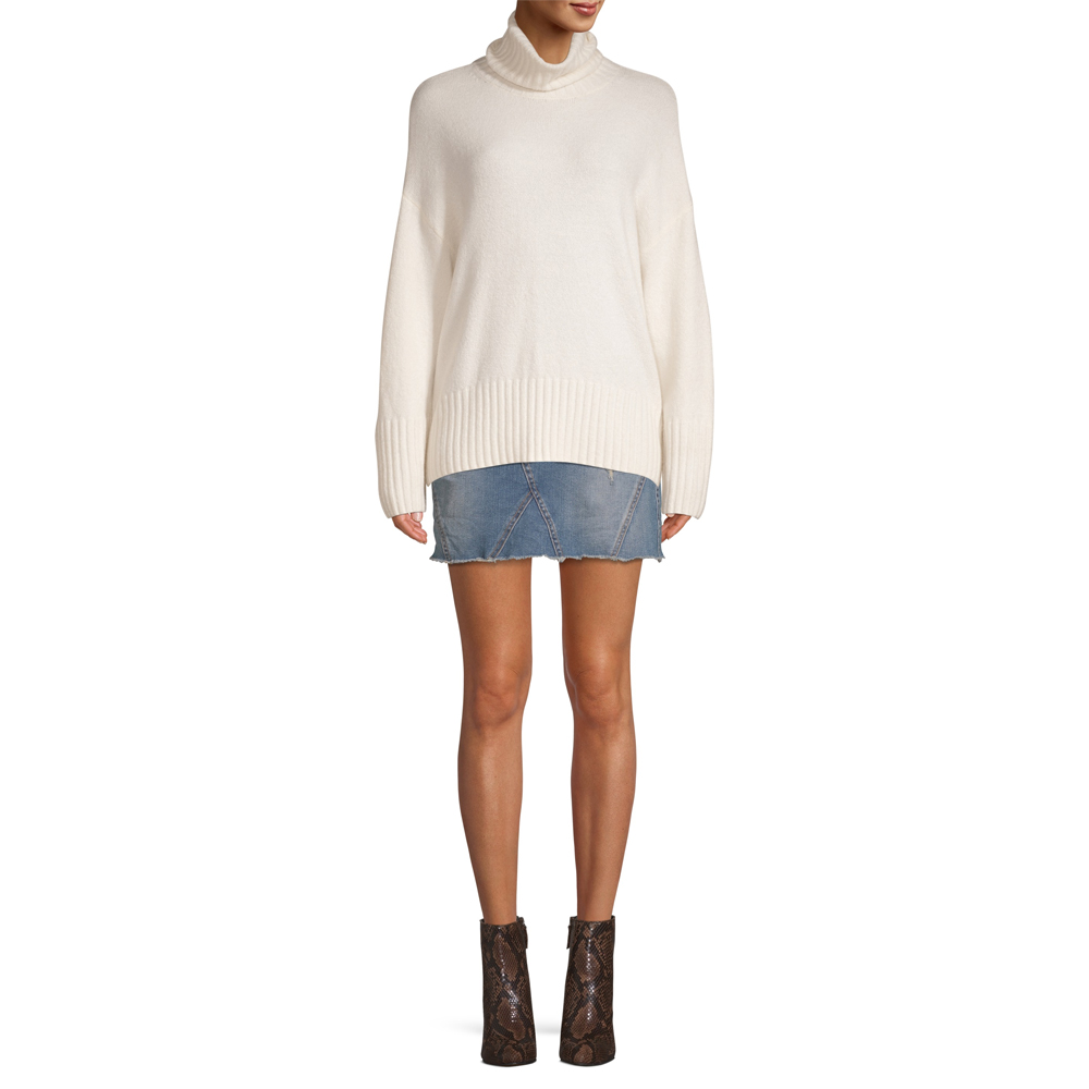 Slouchy Turtleneck Sweater Women's - Imagem 2
